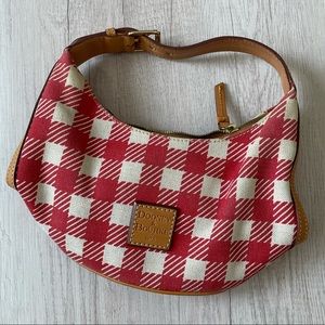 dooney & bourke red checkered purse